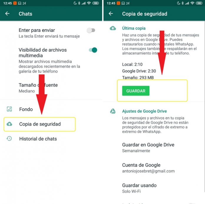 Whatsapp Como Crear Una Copia De Seguridad Desde El Ordenador Teléfonos Móviles 7424