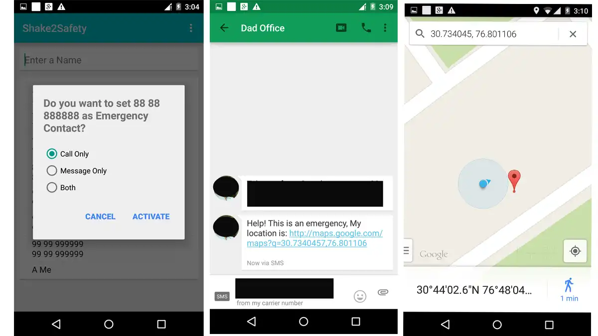 Shake2Safety - Personal Safety app